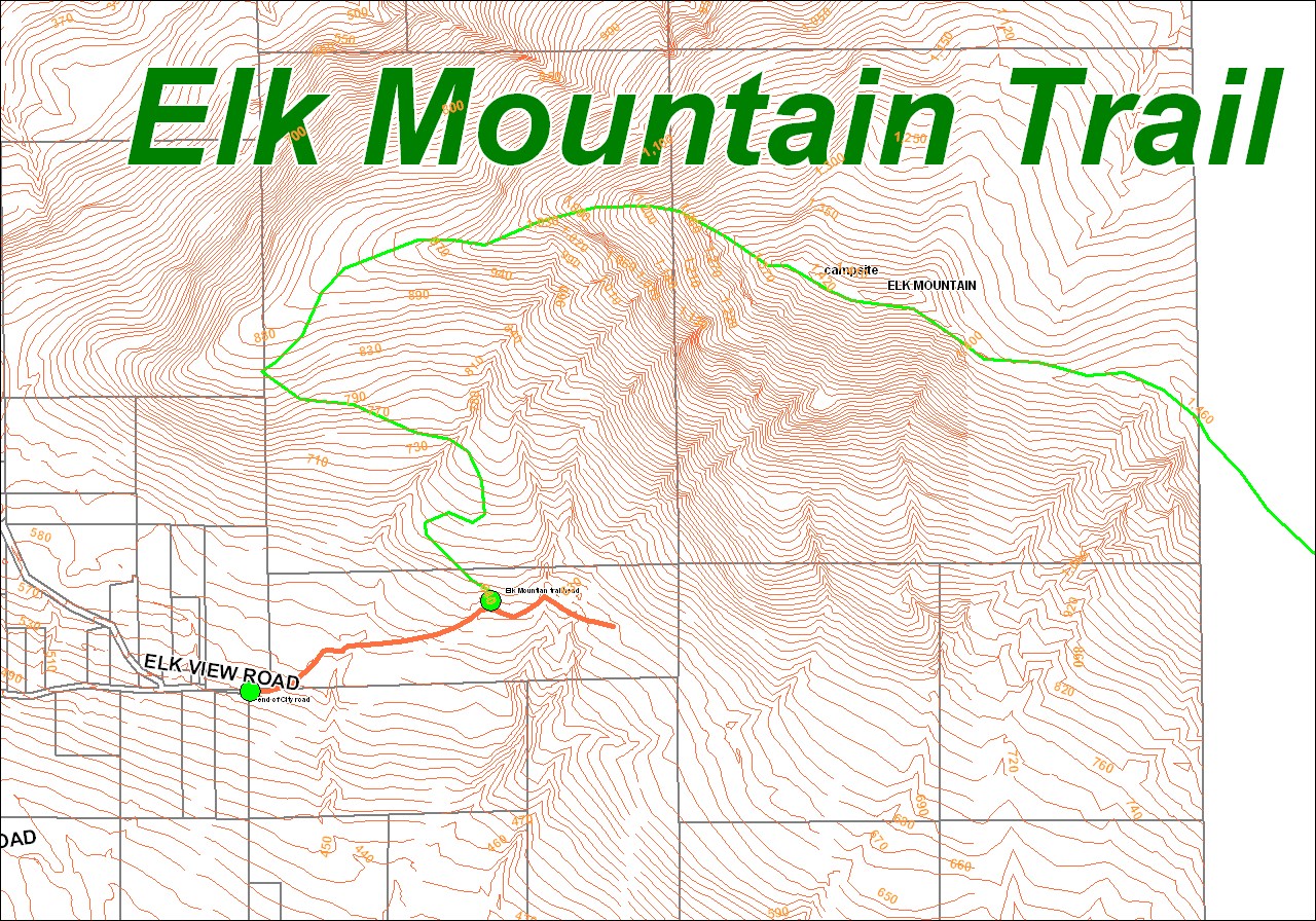 Elk Mountain Trail Map Parks & Trails City of Chilliwack